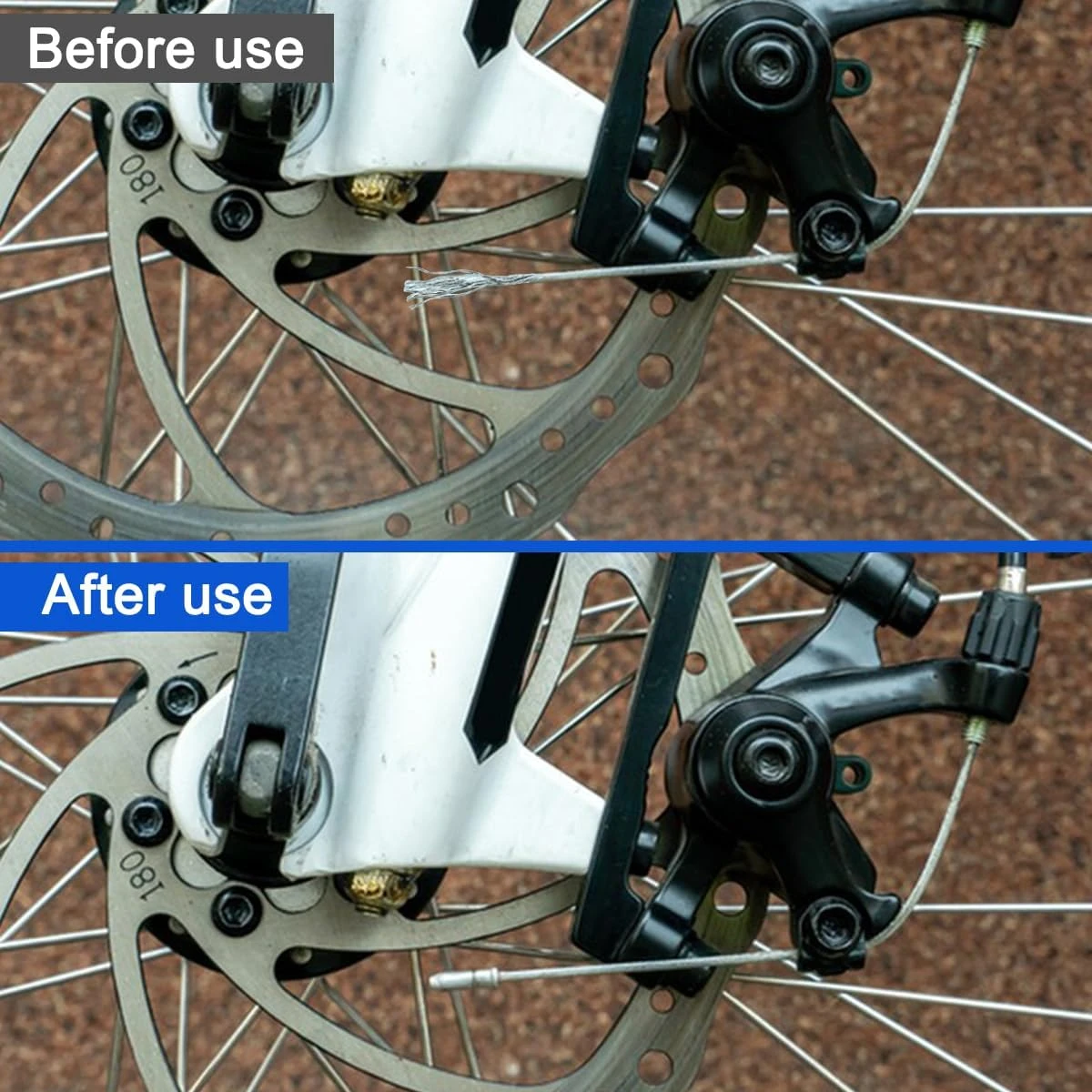 Fahrrad-Brems- und Schaltzug-Endkappen aus Aluminium, Endkappen für Bremsleitungen, Schaltzugeinleitungen, Crimp-Endkappen, MTB-Fahrradzubehör – Detail 3