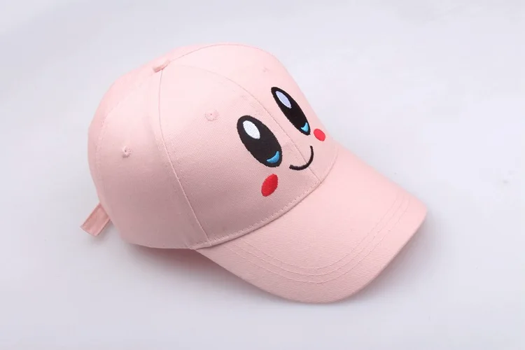 Anime Kirby Baseball Cap Snapback Gorras Anime Cospaly Casquette Hat Birthday Gifts For Children Girls