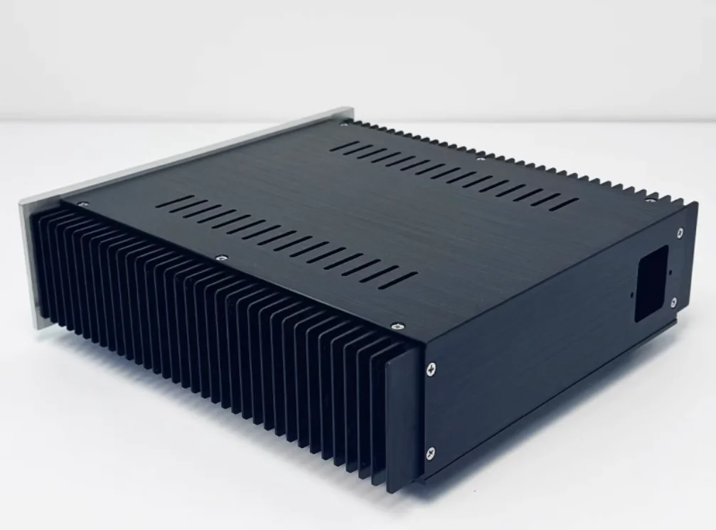 245 All aluminum amplifier chassis / Preamplifier case / AMP Enclosure DIY box (245 *65*258mm)