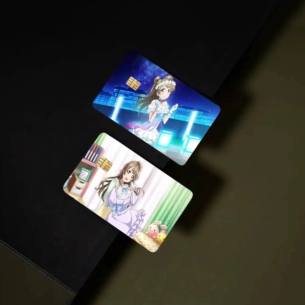 Southern Bird Animation Lovelive Card Sticker 4Pcs Credit Card Skin Anti Scratch Bank Debit Card Decal