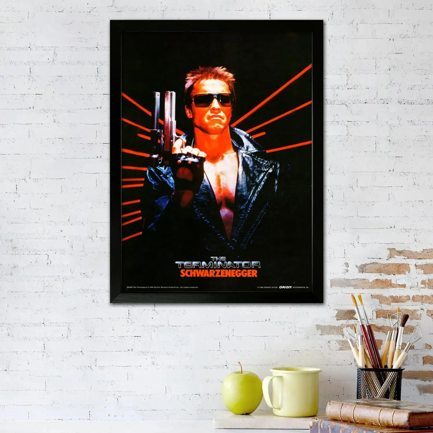 schwarzenegger Governor Canvas Art Poster, Wall Art Picture Print, Modern Family Bedroom Decor Posters,Decorative painting