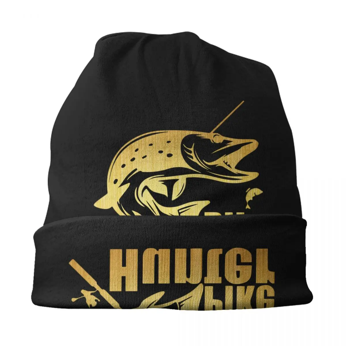 Gorro de pescador personalizado para hombre y mujer, gorro de punto, Hip Hop, cálido, invierno
