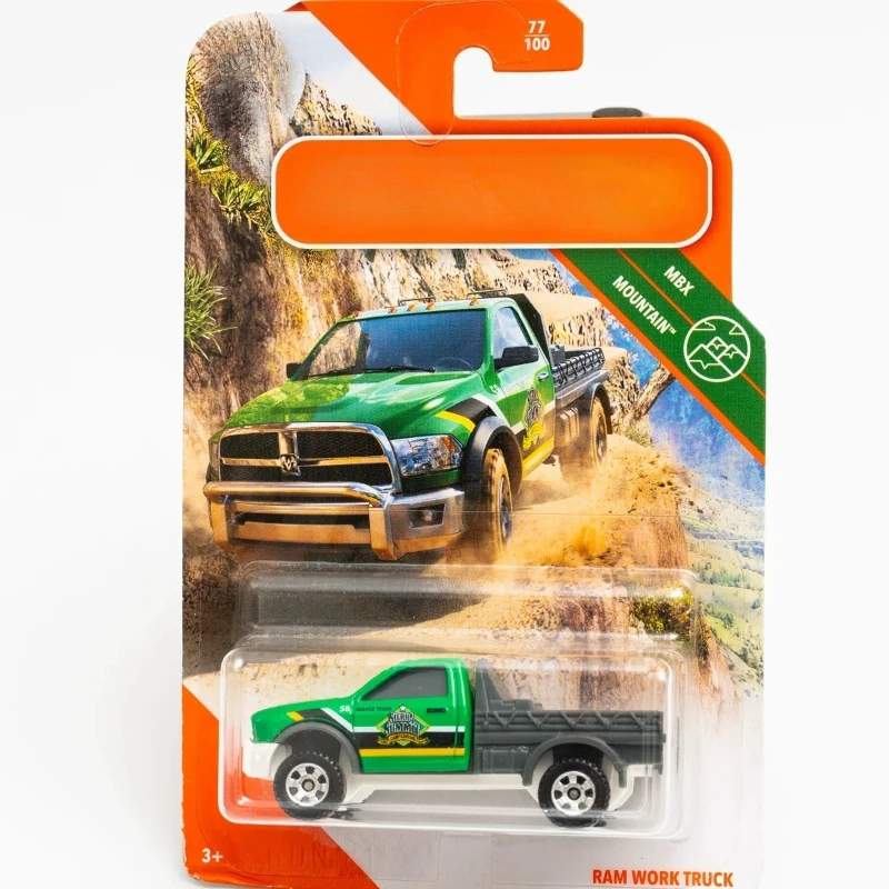 

Ram Work Truck Diecast Pickup Truck Series Green Off-Road Utility Metal Vehicle Collectible Toy Gift for Boys Truck Lovers