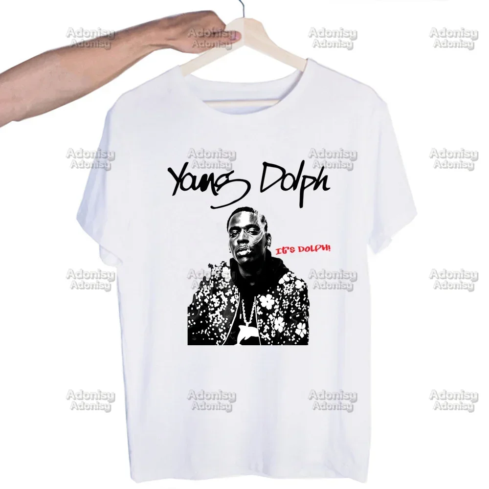 

Young Dolph New Men T Shirt Fashion Print Tshirt Summer Mens Novelty Short Sleeve T-shirt Men Funny Tops