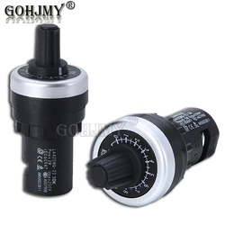 LA42DWQ-22-Convertidor de potenciómetro rotativo, interruptor de resistencia de 1K, 2K, 5K, 10K, 20K, 50K, 100K, 200K, 22mm de diámetro