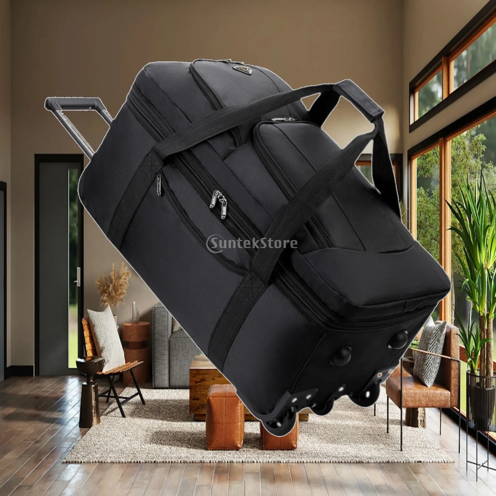 wheeled-duffel-bag-portable-rolling-travel-bag-for-traveling-picnic-beach