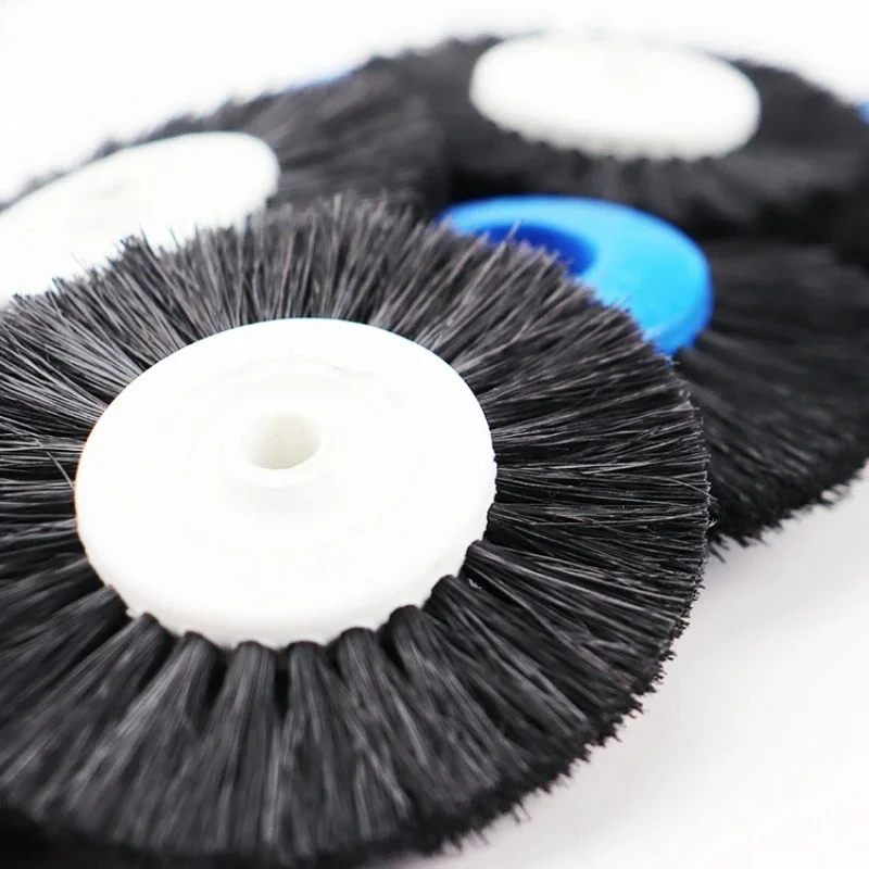 5Pcs Dental Black Buff Low Speed Micro Motor Dentistry Odontologia Wheel Rotary Laboratory Latch Polishing Brush Tool