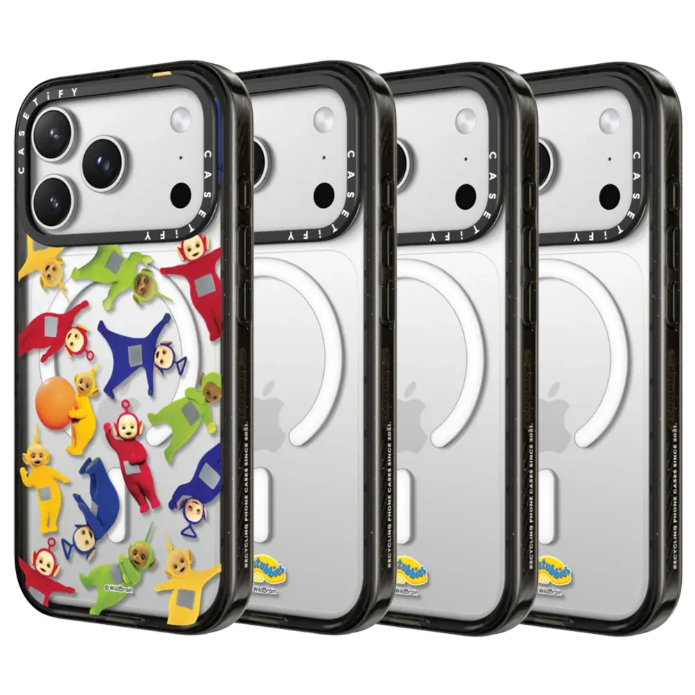 Funda Magnética Antigolpes CASETiFY Serie Teletubbies para iPhone 13 14 15 16 17 Pro Max Air Plus