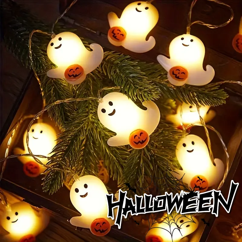 Halloween Eyeball LED String Lights Battery Operated Creepy Glow Waterproof Spooky Lights for Party Haunted House Decor Prop