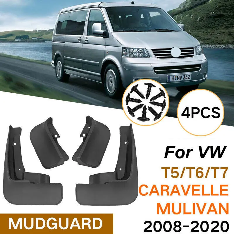 

4X брызговики на крылья для VW Transporter T5 T6 Caravelle Multivan
