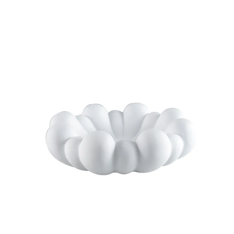 

Italian minimalist cloud resin geometric model house ornament, desktop home decoration ornament