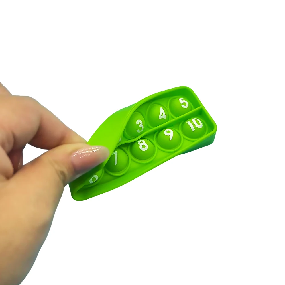 Jouets à bulles mathématiques à dix cadres, 6 pièces, manipulation de comptage d'apprentissage et d'éducation des mathématiques pour salle de classe primaire, cadeau pour enfants de 3 ans et plus