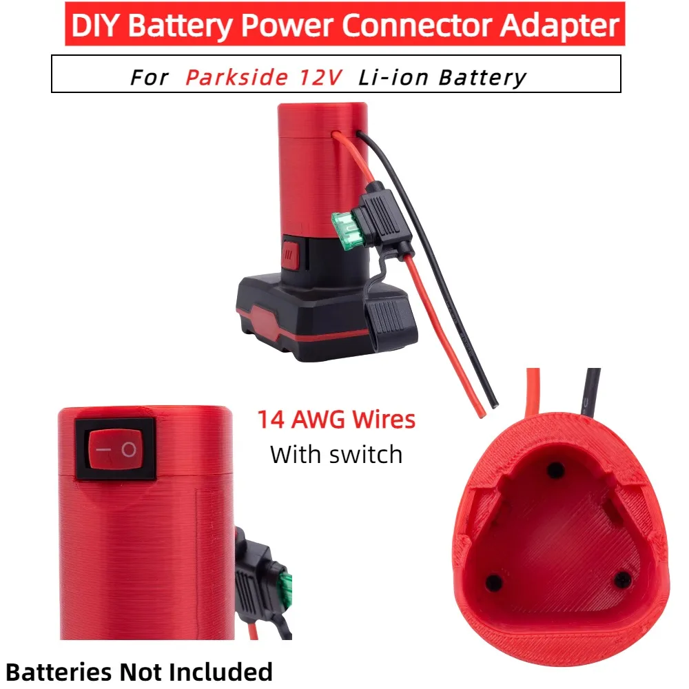 DIY-Akku-Netzteil für Parkside 12 V Li-Ionen-Akku für 12-Gauge-Robotik- oder Power Wheels-Upgrade sorgt für Stromversorgung