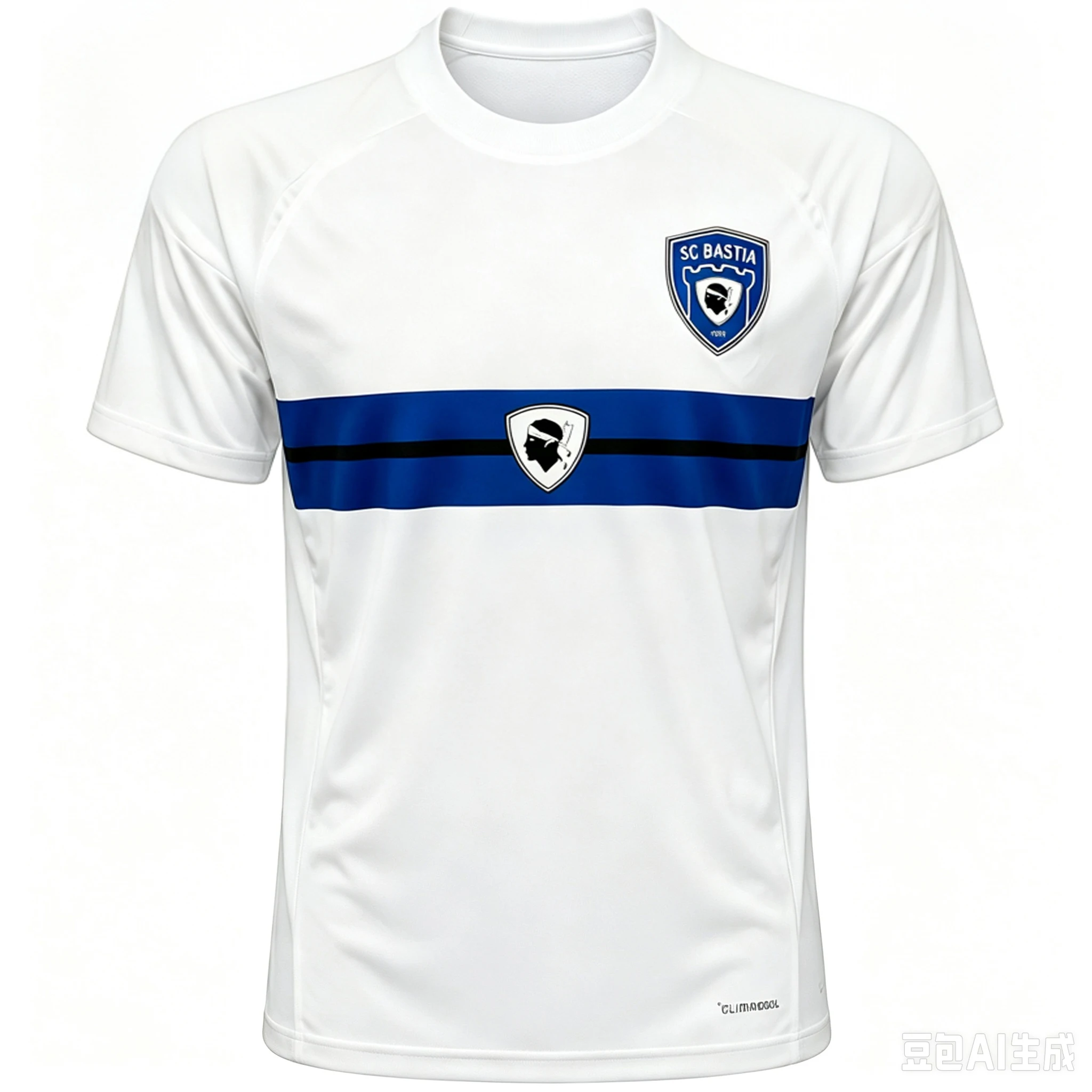 2026 Bastia 3D-Druck Fußballtrikot Herren Sommer Schnelltrocknend Atmungsaktiv Kurzarm T-Shirt Familien-Partnerlook – Detail 4