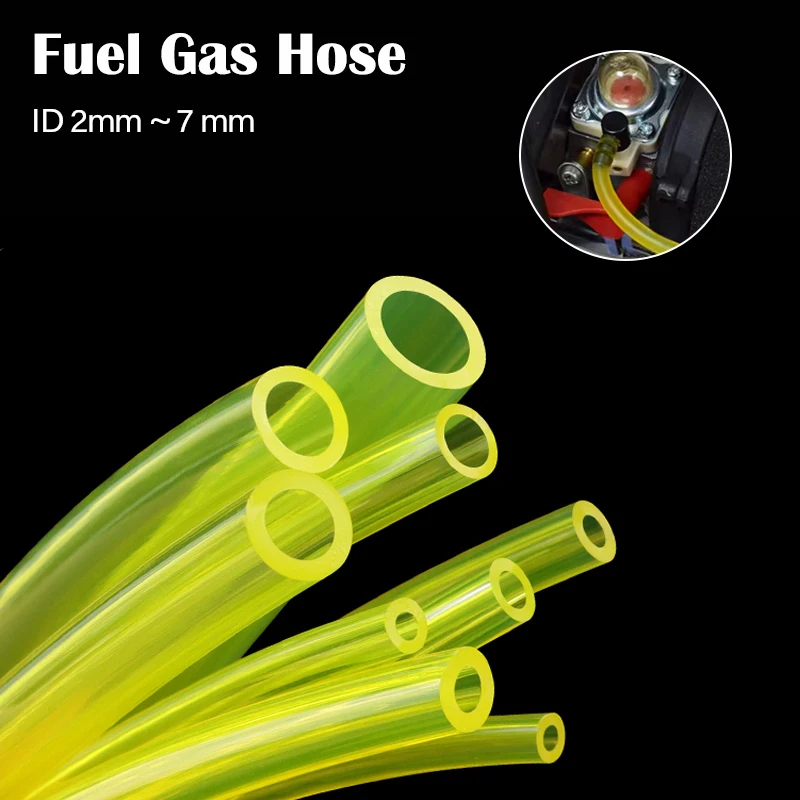1~30M Yellow Fuel Gas Hose String Tube DIY Petrol Pipe for Trimmer Chainsaw Blower Hoses 2x3.5/2.5x5/3x5/3x6/4x6/5x8/6x8/7x10mm