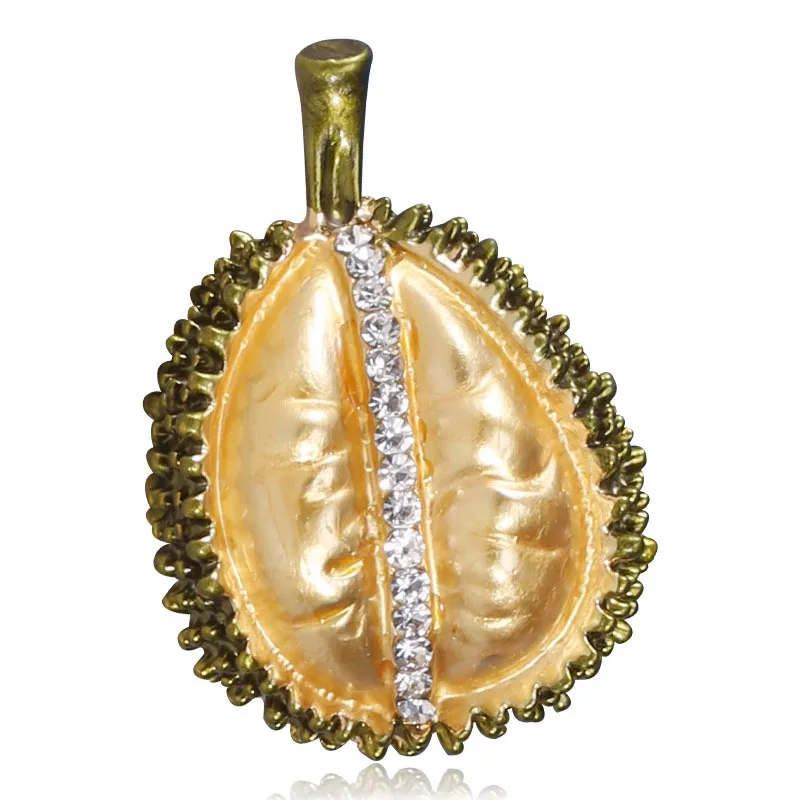 Fashion Creative Rhinestone Durian Brooch Unisex Lapel Pin Fashion Accessories Accessory Pin