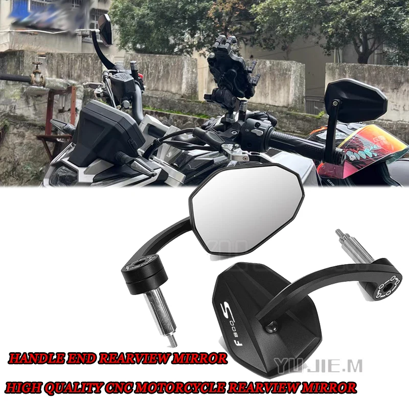 For BMW F800S F 800 S High-Quality CNC Motorcycle Rearview Mirror Handle End Mirror, High-end Motorcycle Accessories