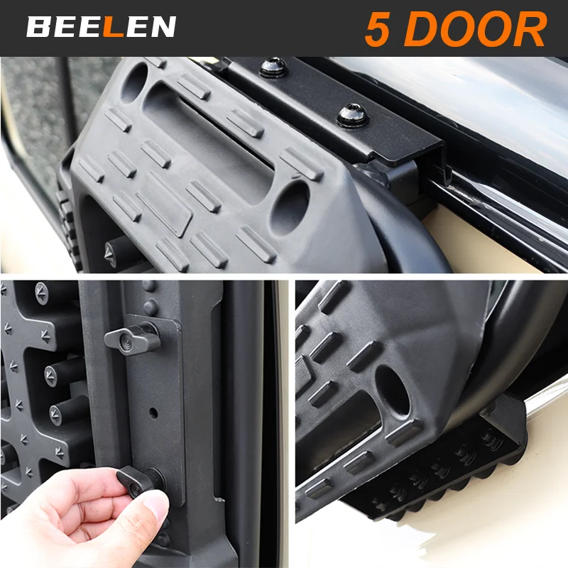 For 5 door Side Expansion Rack Escape Board Plate For 2023+ SUZUKI 5 Door Jimny JB64 JB74 Expansion Frame Exterior Accessories