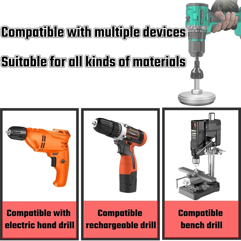 VELIF-Deburring Tool For Metal, Hex Shank Thread Repair Tool And Chamfer Tool, Fits For 1/8-3/4In(3Mm-19Mm),Kinds Ofmaterials