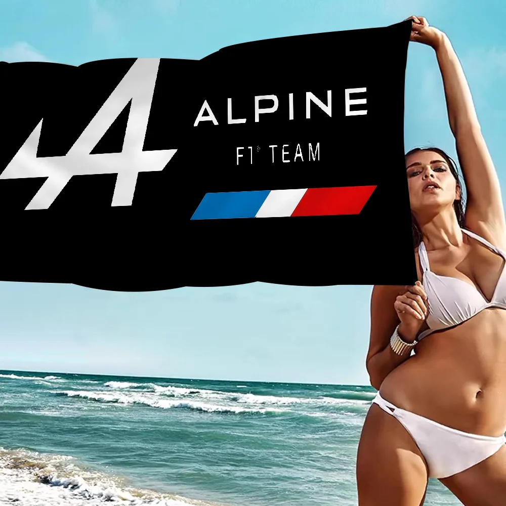 A-Alpine Automobiles Microfiber Blanket Quick Drying Beach Towels Oversized Printing Super Absorbent Pool Towel Blanket