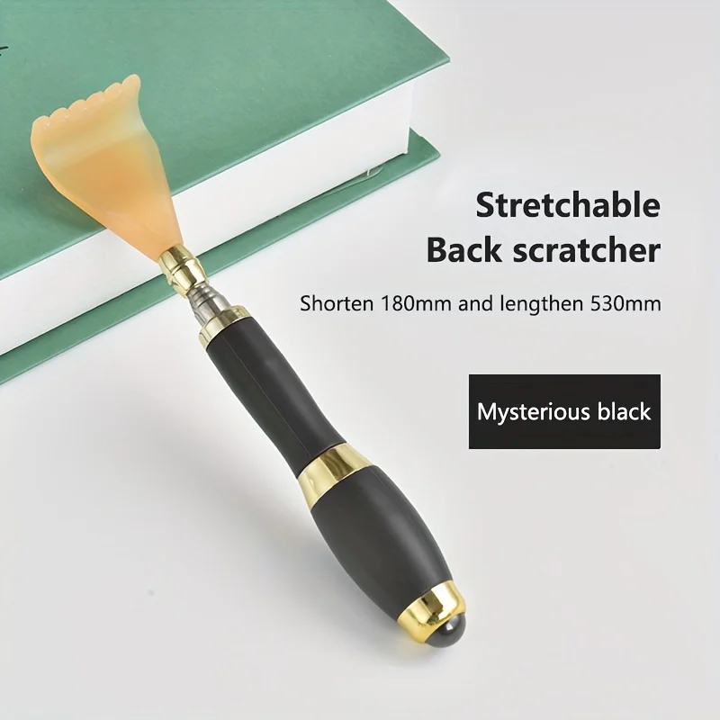 Ensemble de grattoir arrière rétractable en acier, outil de Massage confortable pour soulager les démangeaisons, spécial pour personnes âgées, grattoir télescopique