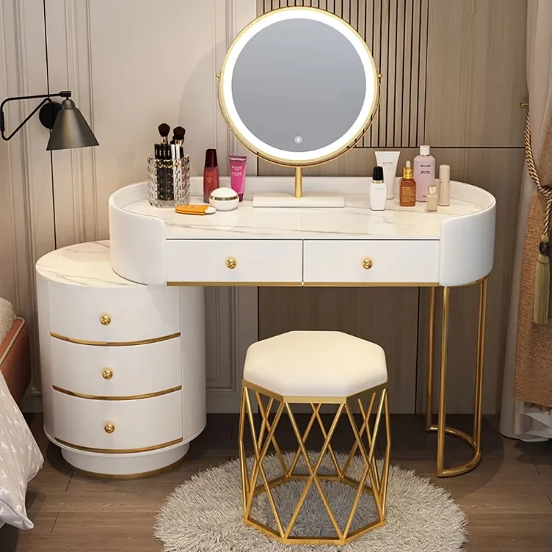 

Unique Elegant Vanity Table Luxury Elegant Beauty Trendy Vanity Table Quality European Coiffeuse De Chambre Bedroom Furniture