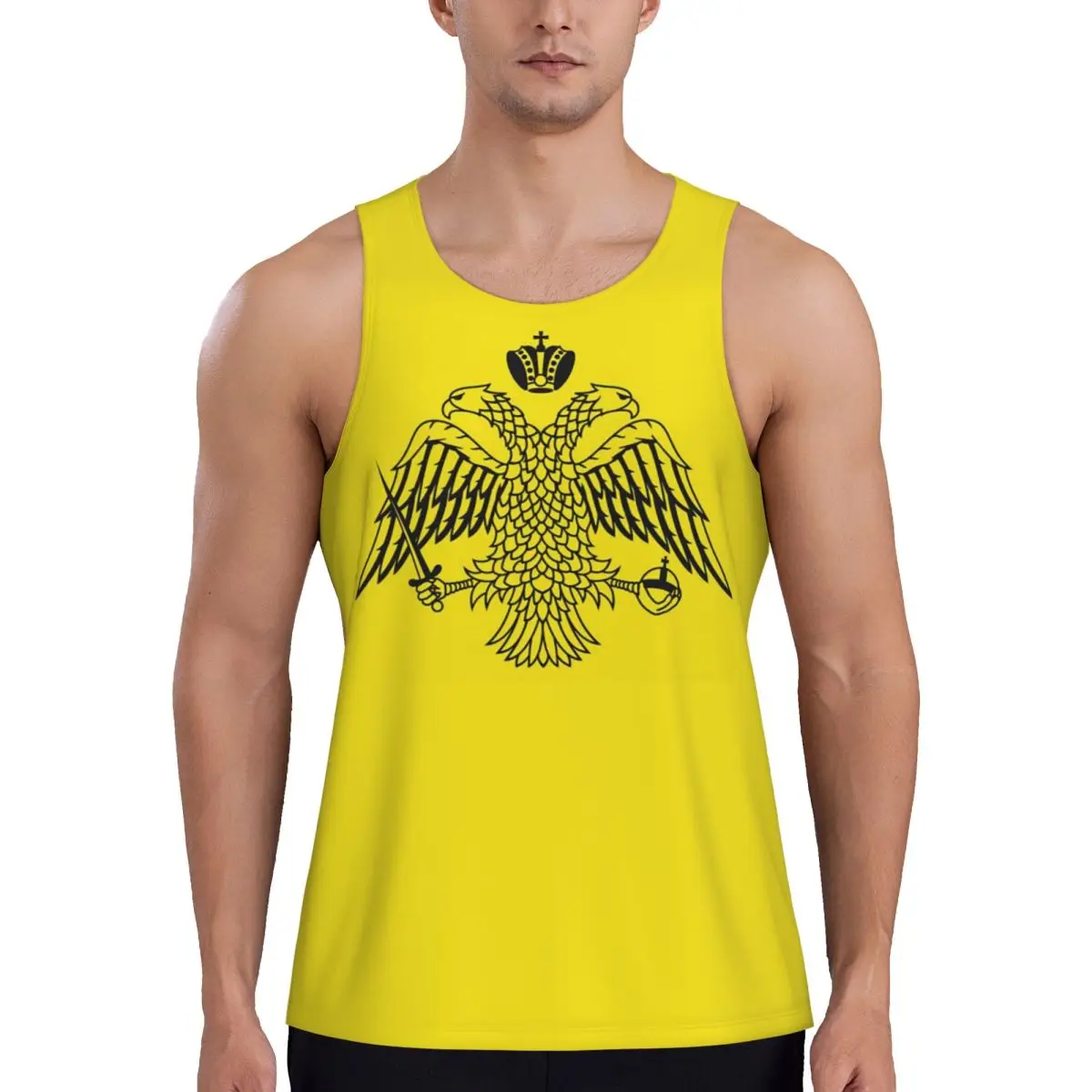 

Быстросохнущий византийский императорский флаг от греческих православных церков, чехол для подушки, спортивная майка, рубашка без рукавов с мышцами, дышащий жилет