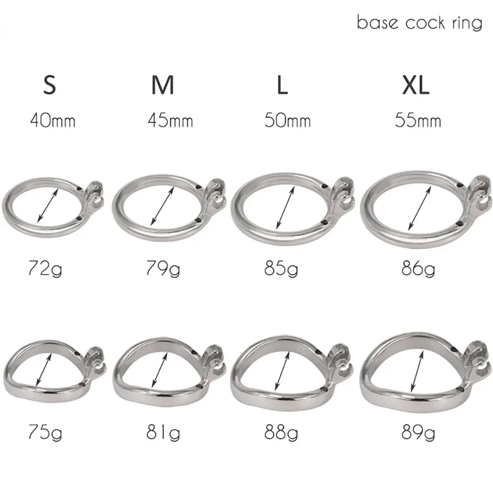 2023 Inverted Plugged Cylinder Chastity Cage High Quality Bondage Penis Lock for Couple Steel Cock Rings Sex Toys for Gay 정조대