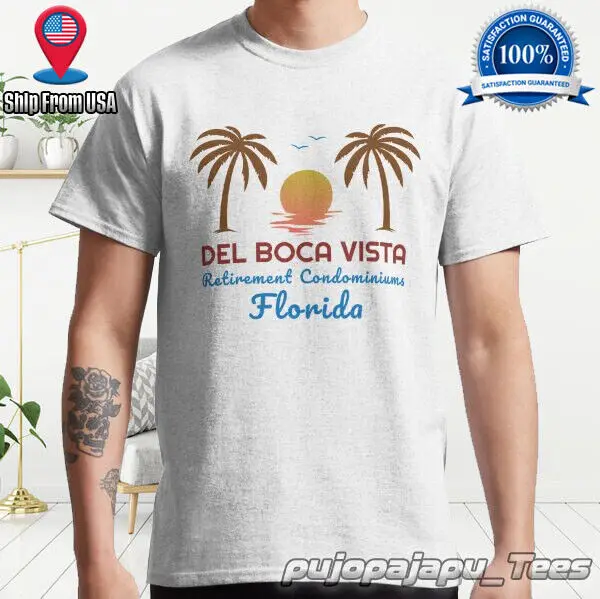 Del Boca Vista Retirement Condominiums american funny T shirt Size S-5XL