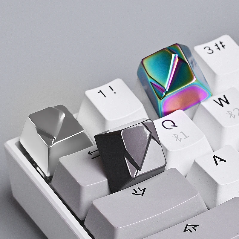 1 Piece Kelowna Metal Eternal Diamond Key Cap Cherry Profile Keycap R4 Zinc Alloy Keycaps For MX Switch Mechanical Keyboard