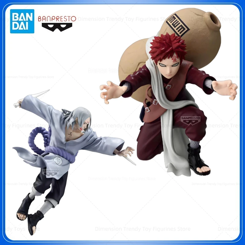 Bandai auf Lager, Banpresto Original Vibration Stars Anime Naruto Kimimaro Gaara Actionfiguren Modellspielzeug Sammlergeschenk DT