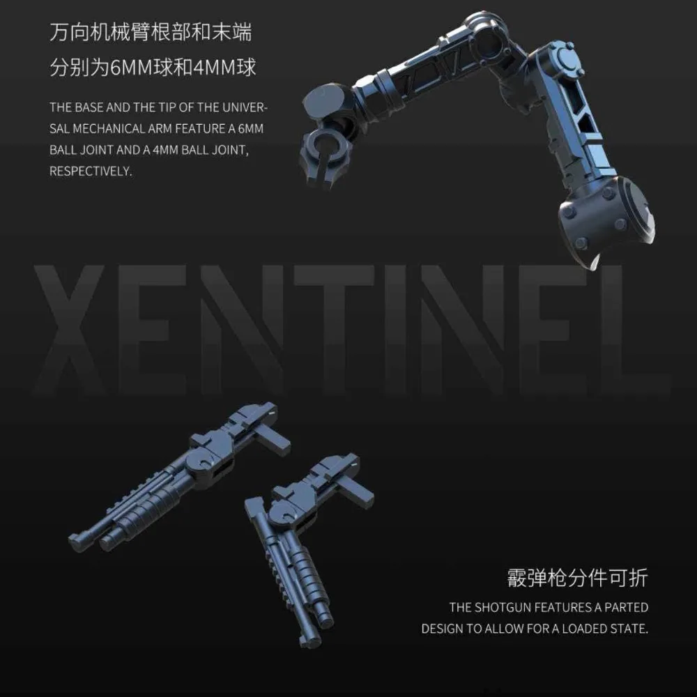 Sheik Mainland 1/18 Maßstab 3,75 Zoll 3MIN-A Projekt Xenosentinel Dual-Form Mecha Bausatz für Hobby-Sammlungen und Geschenke – Detail 5