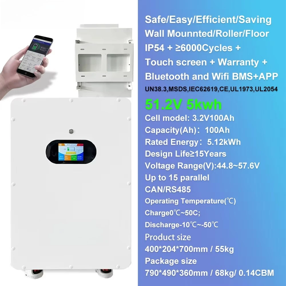 5000W Polycrystalline Silicon Residential Off-Grid Solar Energy System with Controller Lithium Ion Battery Inverter