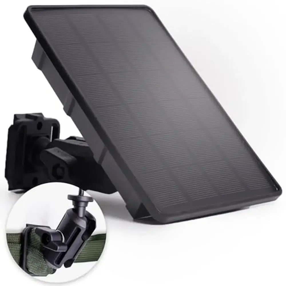 Trail Camera Solar Panel Charger 4W Solar Panel Battery Kit IP66 Waterproof Li-ion 8000mAh