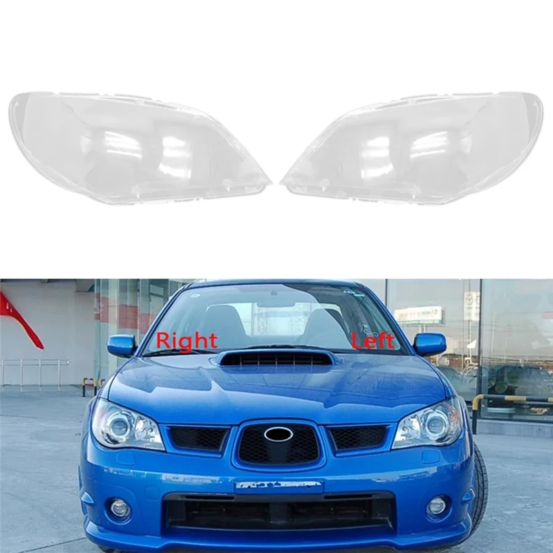 Car Left Headlight Shell Lamp Shade Transparent Lens Cover Headlight Cover for Subaru Impreza 2006-2013