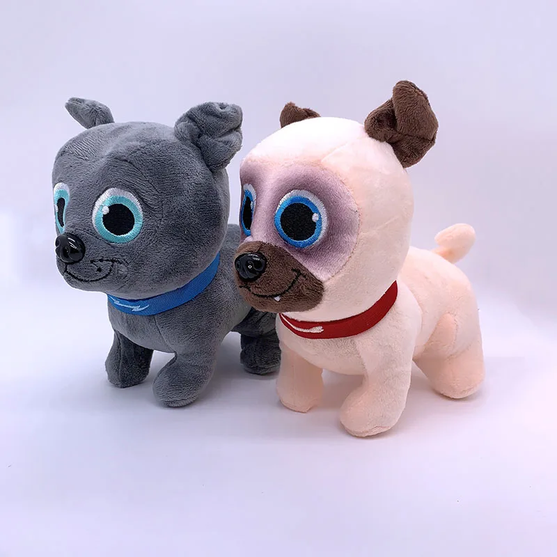 20cm Puppy Dog Pals Plush Toys Cartoon Animal Dog Plushie Toys Soft Stuffed Puppy Dog Pals Plush Toys for Children Birthday Gift