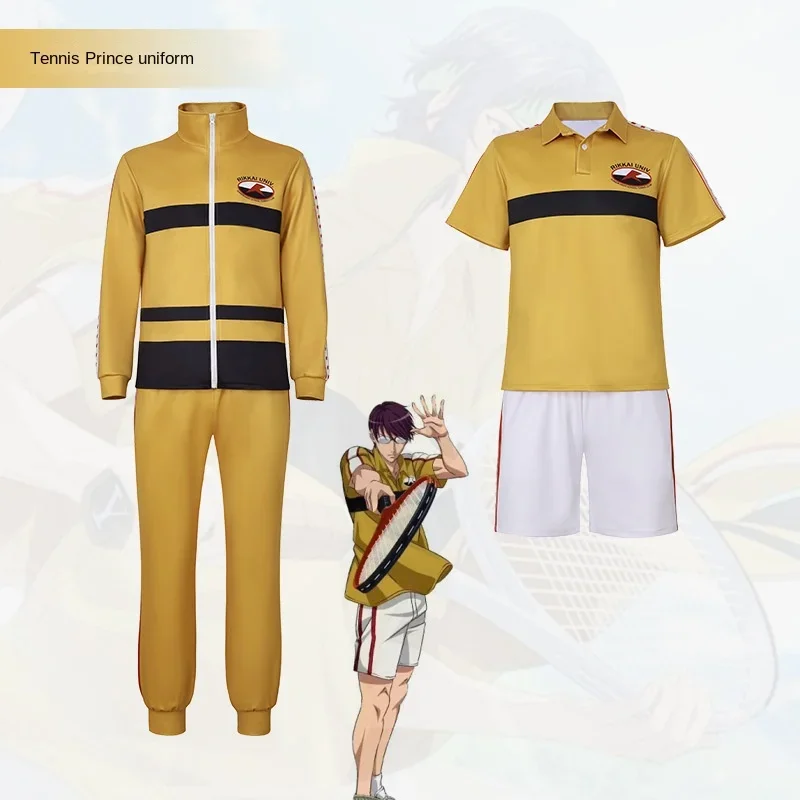 Seiichi Yukimura Cosplay Anime The Prince of Tennis Costumes Yanagi Renji Sportswear Rikkai Daigaku Fuzoku Cosplay Tennis Jersey