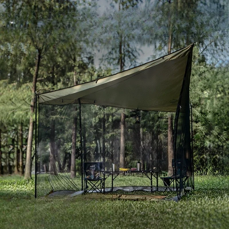 

Outdoor canopy Mosquito-proof sunshade Canopy integrated with mosquito net Canopy free installation Camping Mosquito-proof