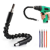 1/4''/6.35mm 295mm Universal Flexible Shaft Charging Drill Connection Rod Electric Screwdriver Bit Extension Rod