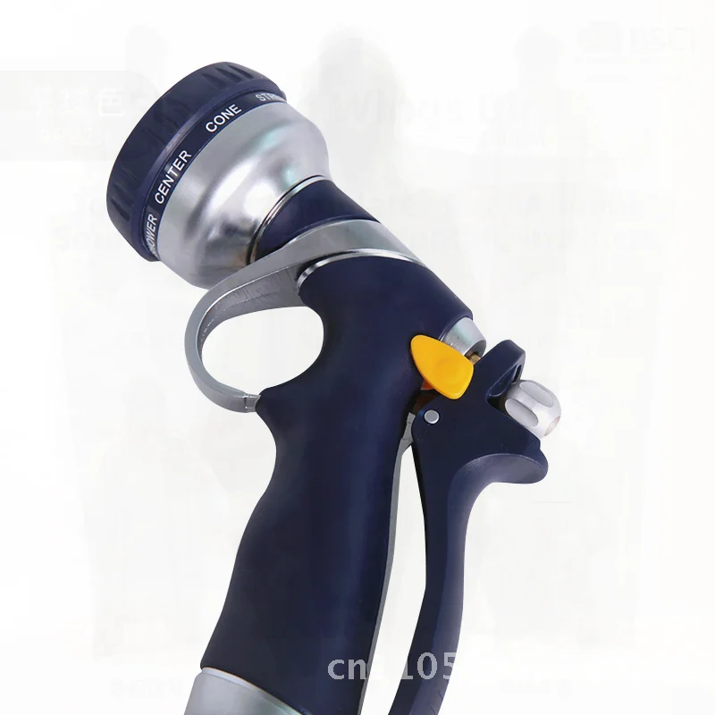 Pure copper coated car wash water gun high pressure water gun household garden multi-purpose zinc alloy water gun
