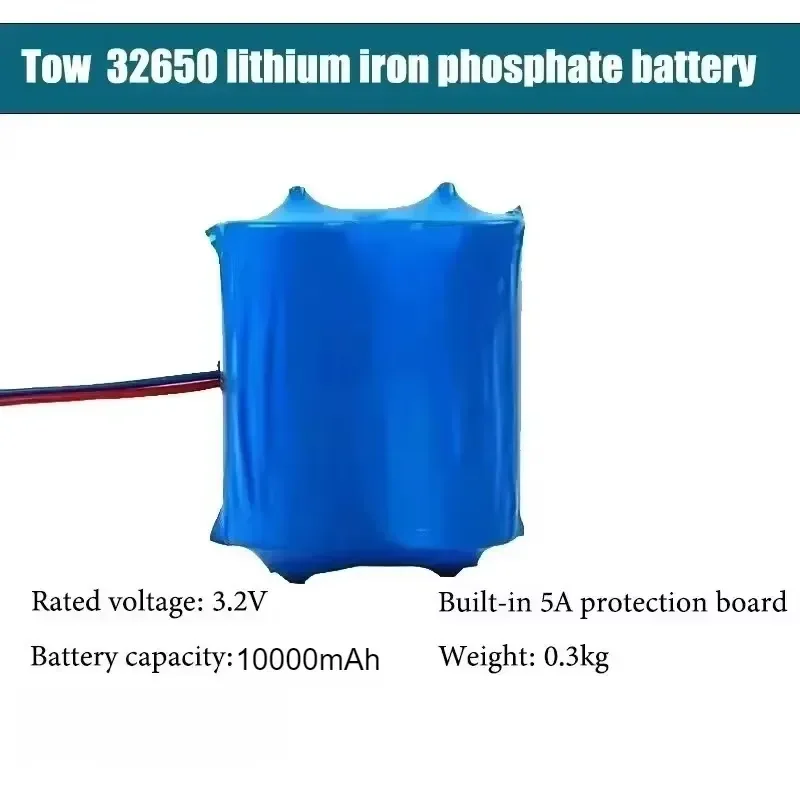 32650 Battery 3.2V Lithium Iron Phosphate Battery 60AH Large Capacity for Solar Street Lamp Floodlight Outdoor Lighting