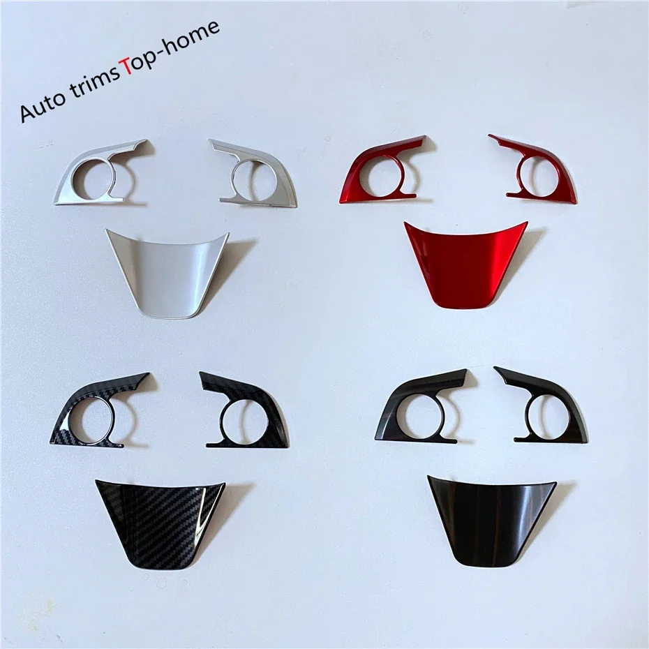 

Car Steering Wheel Bottom Decoration Frame Cover Trim Fit For Toyota Venza / Harrier 2021 2022 2023 2024 Interior Accessories