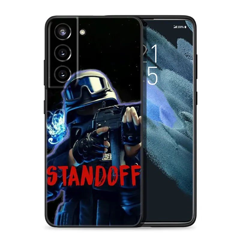 Hot Game STANDOFF-2 Phone Case For Samsung Galaxy S21 S20 FE S22 Ultra S10 Lite S9 S8 Plus S7 Edge S10E Soft TPU Black Cover