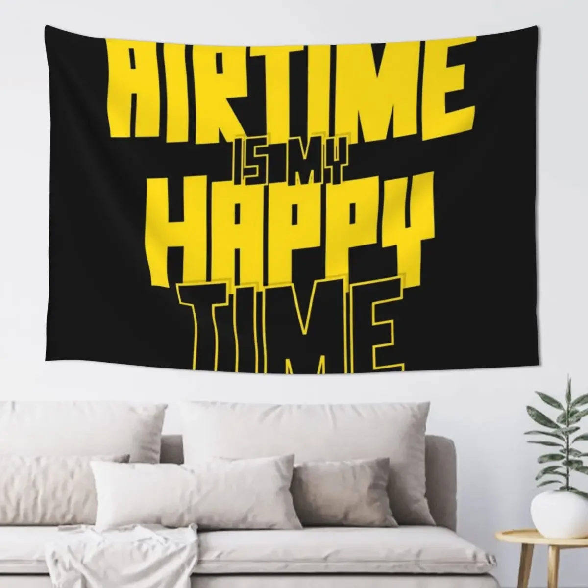 

Airtime Is My Happy Time - Funny Roller Coaster Enthusiast Design Tapestry Outdoor Decoration Wall Deco Tapestry