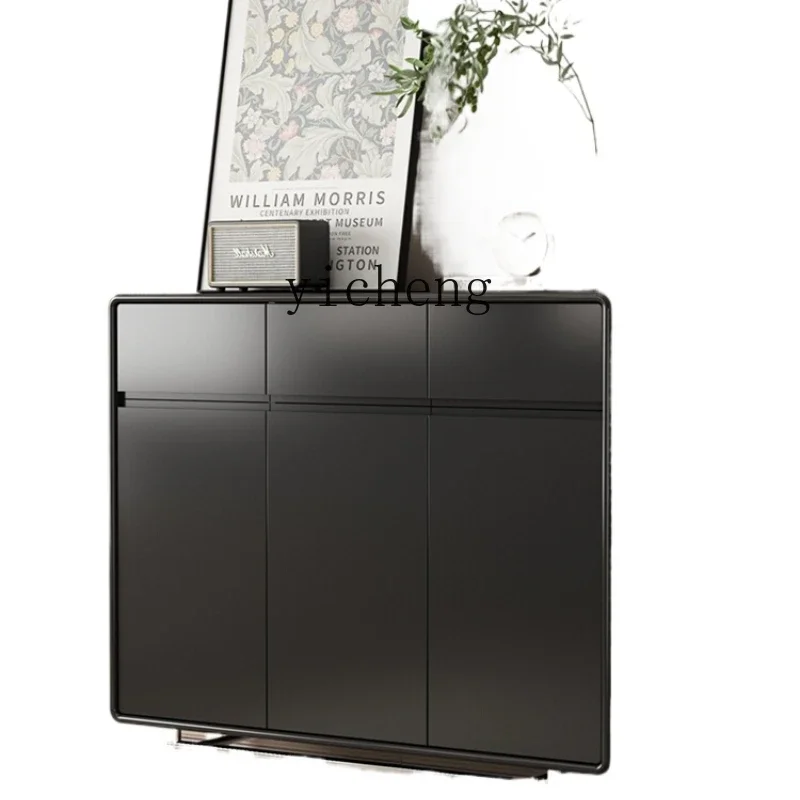 

XL solid wood retro simple shoe cabinet household medieval entrance locker living room partition cabinet