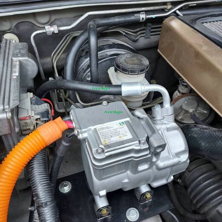 

Electric Compressor Assembly 12V 24V 48v Dc air Conditioner Electric Car Ac Compressor for Universal Cars Trucks