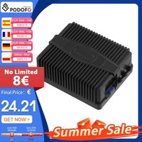 Podofo Car DSP Amplifier Hi-Fi Audio Digital Sound Processors 4*80W for Android Speaker Subwoofer Power Car Radio Stereo