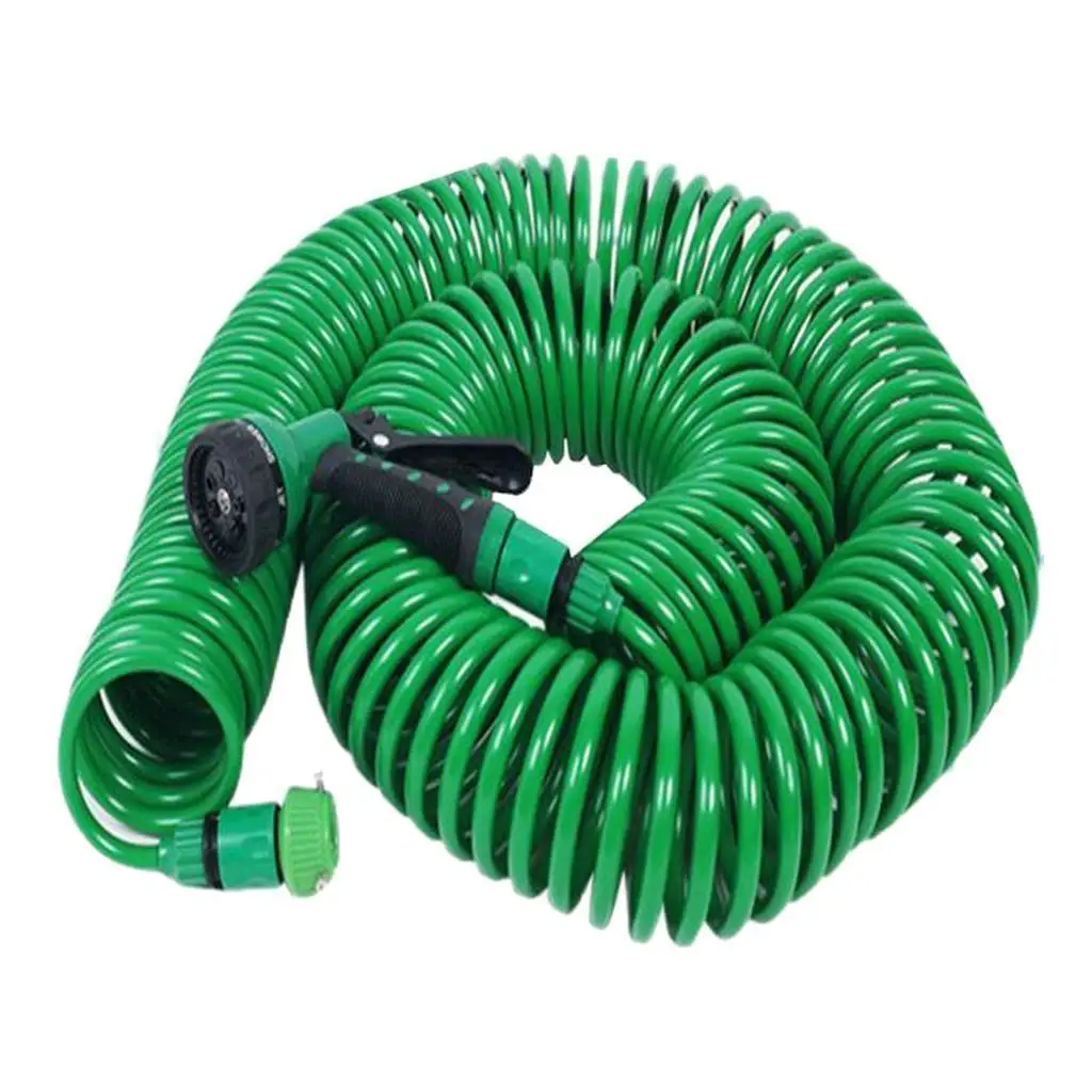 Garden Water Spray Hose Flexible Nozzle Kit Expandable Pipe with 7 Spray Patterns for Yard Lawn Washing and Pets