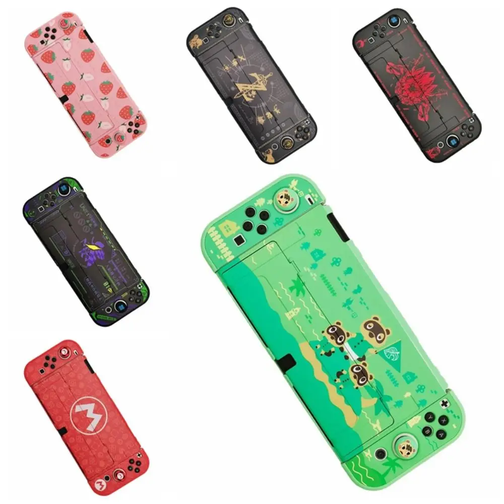 2024 Hard Shell Protective Cute Multiple styles Animal Style Storage Bag PC Shell Cover Carrying Case for Nintendo Switch OLED