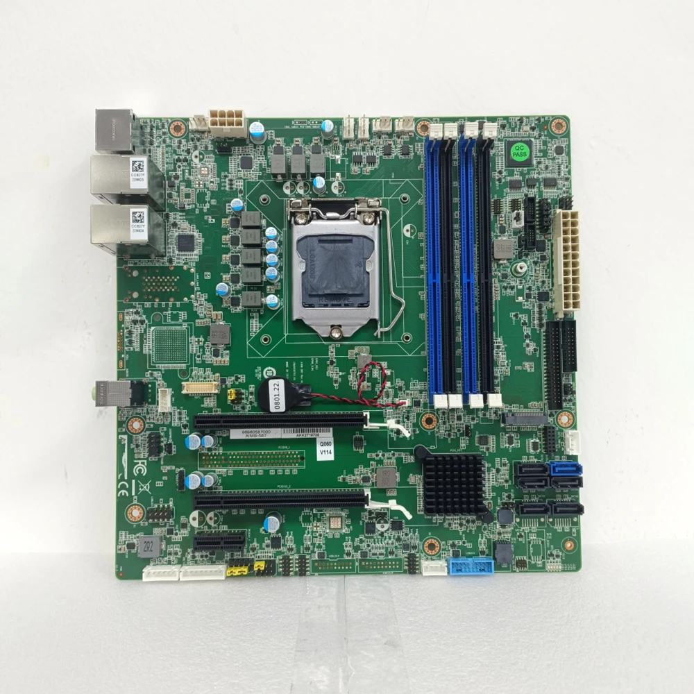 For Advantech Industrial Micro ATX Motherboard Q470E 10th i3/i5/i7/i9-10900 LGA1200 AIMB-587QG2 AIMB-587QG2-00A1E AIMB-587